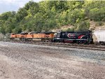 BNSF mixed frt - passing thru St Paul westbound